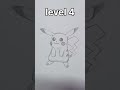Pikachu level 1-5 #shorts