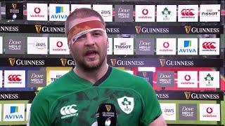 Ireland 13-15 France | Iain Henderson reacts.