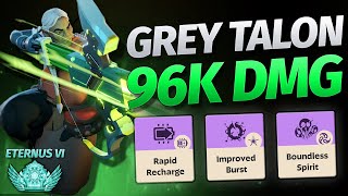 Grey Talon: HYBRID DAMAGE Build, Eternus Ranked Deadlock Replay