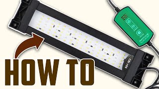 How To Properly Setup \u0026 Use the Aquarium Co-Op Easy Plant LED