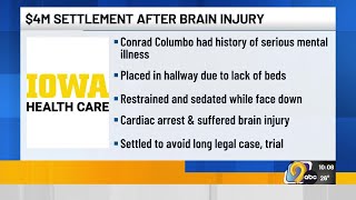 University of Iowa Health Care will pay $4 million to settle patient brain injury lawsuit