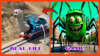 Spider Thomas Monster In Real Life | All Eat Monster | Guess The Eater MONSTER'S VOICE