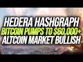 HEDERA HBAR 🚀 BITCOIN TO $60,000! 💥 THE ALTCOIN MARKET IS ABOUT TO LAUNCH 🚀 CRYPTO NEWS TODAY