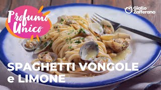 SPAGHETTI alle VONGOLE e LIMONE...PROFUMO UNICO😋🍴🍝