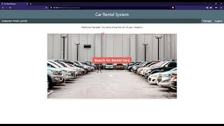 Car Rental System in Python using Django DEMO