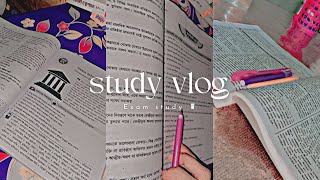 STUDY VLOG:Exam session🌷Study motivation🥛Productive study vlog🌸HSC24⏰Study with me☁️Aestheticvlog