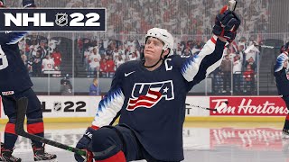 NHL 22 WORLD JUNIORS #2 *CAPTAIN AMERICA?!*