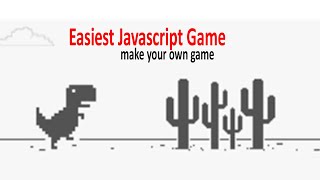 Easiest Javascript Game || make your own game