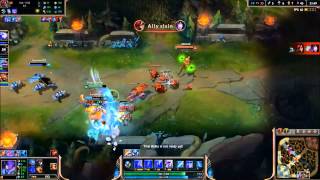 League of Legends Ahri and sona fails HD