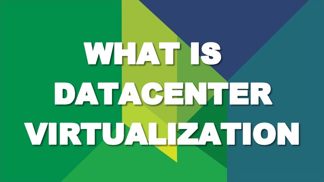 What Is Data Center Virtualization? - YouTube