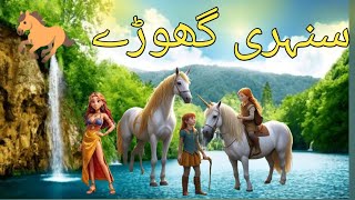 jadui magical horse। gold horse moral story سنہری گھوڑا hindi kahaniya  new cartoon, GN STORY 786