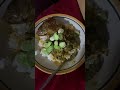 Sarapan pagi dengan gule daun singkong dan kepala ikan nila