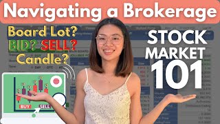 STOCK BROKERAGE TOUR + CANDLESTICK EXPLAINED | STOCK MARKET 101 PH | Philippine Stock Exchange pt. 2
