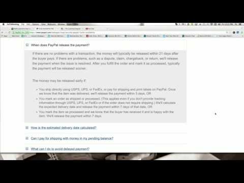 Paypal Money Holds - How To Collect Your Money Faster! Paypal Money Holds - How To Collect Your Money Faster!