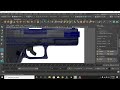 pistol gun tutorial modeling a pistol gun in autodesk maya full tutorial