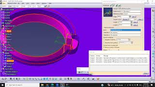 Draft analysis of Seat side cover in Catia with close surface method/ class B  & class C surface