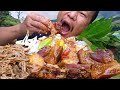 COOKING AND EATING TENDER LOCAL PORK WITH WILD MUSHROOM COOK WITH AXONE