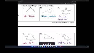 Geo - 4.1 Classifying Triangles