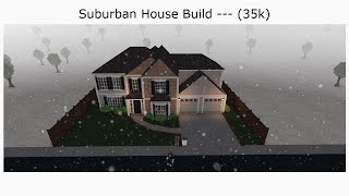 Roblox Bloxburg Family Suburban Hillside House Speedbuild No Large Plot - khronicle chill noons roblox code