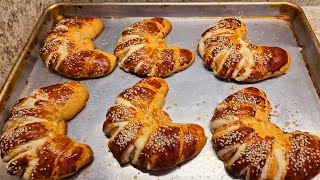 como hacer cachitos pan de mantequilla