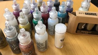 Embellishments I use in my colouring books | Part 2: Glitter | ADULT COLOURING