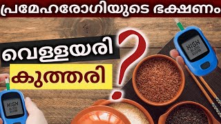 which type of rice is best for diabetes|Rice and diabates|Diabetic control tips malayalam|Be Healthy