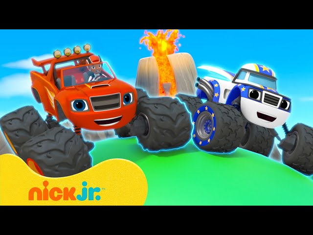 Blaze Darington Escape A Volcano Ride A Rocket Ship рџљђ Blaze And