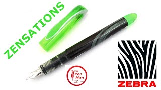 Zebra Zensations, Fountain Pen Review