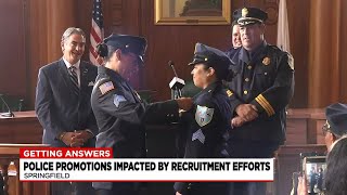 Springfield Police promote 4 officers amid recruitment struggles