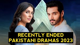 Top 13 Recently Ended Pakistani Dramas Of 2023 New List