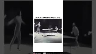 Bruce Lee Playing Ping Pong with Nunchucks?