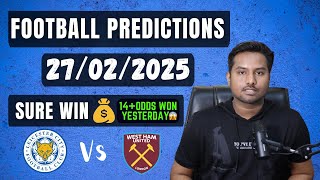 Football Predictions Today 27/02/2025 | Soccer Predictions | Football Betting Tips - EPL