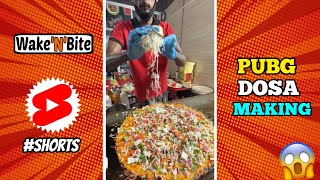 BIGGEST PUBG DOSA IN INDIA | PUBG DOSA EATING CHALLENGE #streetfood #shorts #foodie