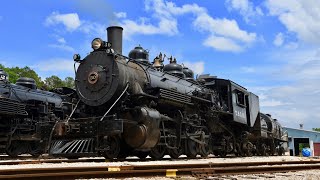 Steam Freight Train Texas State Railroad