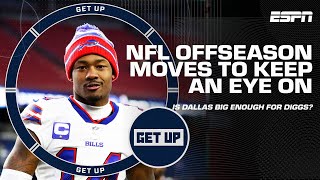 Is Dallas BIG ENOUGH for Diggs? Franchise QB's + Offseason IDEAS 💡 | Get Up