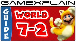 Super Mario 3D World - World 7-2 Green Stars \u0026 Stamp Locations Guide \u0026 Walkthrough