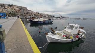 A sunset walk in Kavala, The Amphitheater City , right across  the beautiful island of Thasos