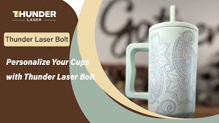 Thunder Laser Bolt: Personalize Your Cups