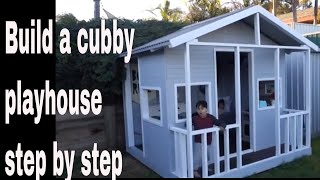 how to build a kids playhouse