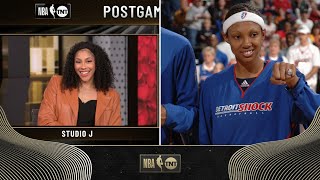 The TNT Crew Gives Deanna Nolan Her Roses 🌹 | NBA on TNT