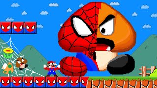 When Everything Mario Touches Turns into Spider-Man in Super Mario Bros. | Game Animation