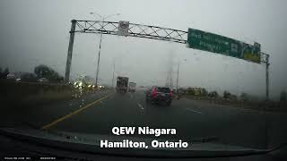 QEW Drive Through Hamilton, Ontario (Aug. 24/23)