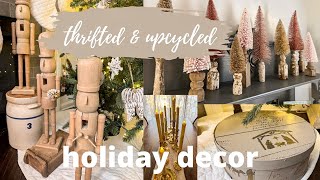 Thrifted or Estate Sale finds upcycled for my home | Holiday Decor