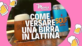 Come versare una birra in lattina