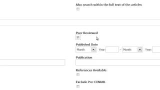 Basic Searching with CINAHL Plus with Full Text