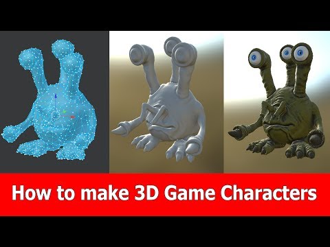 How to make 3d game characters: Blender, ZBrush & Substance Painter How to make 3d game characters: Blender, ZBrush & Substance Painter