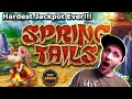 The Hardest But Fattest Bonus To Buy!!! Spring Tails Slot Machine HUGE WIN!!