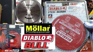 Pengujian MATA PISAU Diablo Steel Demon VS BuLL for metal VS Mollar for Metal