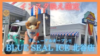 【沖縄観光】ブルーシール北谷店リニューアルオープン｜レセプションパーティー｜新映えスポット紹介