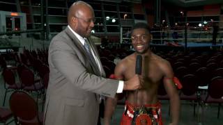 Stephen Oppong​ - Post fight interview - Art of War - CCP